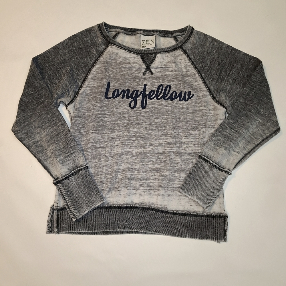 ZEN distressed sweatshirt longfellow